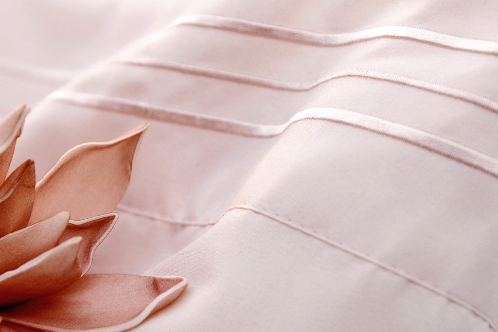 Percale Blush Pillowcase Soft Bed Linens for Sensitive Skin The Bed