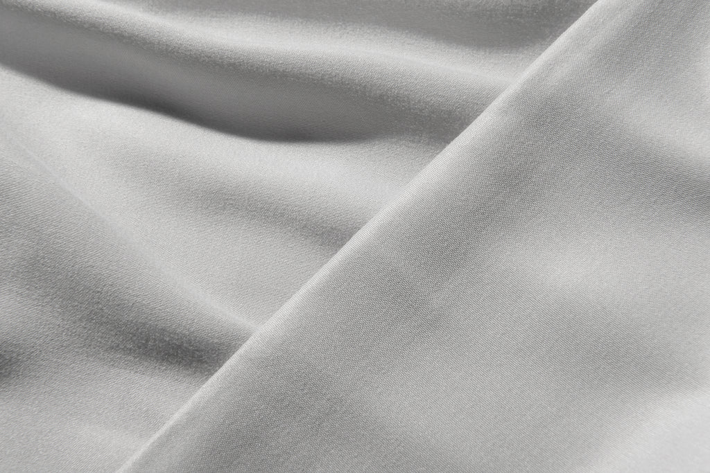 Percale Light Silver Pillowcase Soft Bed Linens for Sensitive Skin