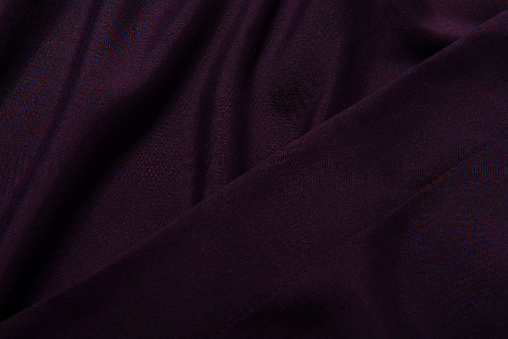 Percale Plum Pillowcase Soft Bed Linens for Sensitive Skin The Bed